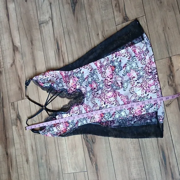 Victoria's Secret Sexy Butterflies Babydoll Slip Mini Dress.  Size S