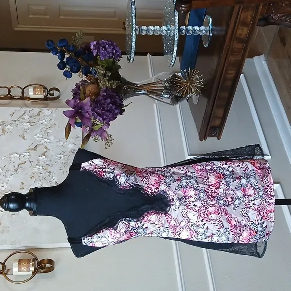 Victoria's Secret Sexy Butterflies Babydoll Slip Mini Dress.  Size S