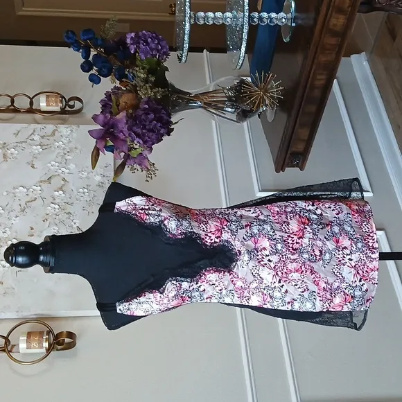 Victoria's Secret Sexy Butterflies Babydoll Slip Mini Dress.  Size S