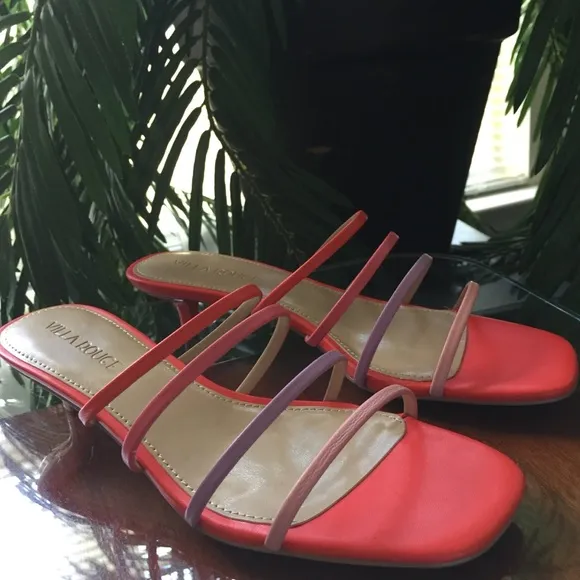 Villa Rouge VR Ridley Pink Multi Slides (6M)