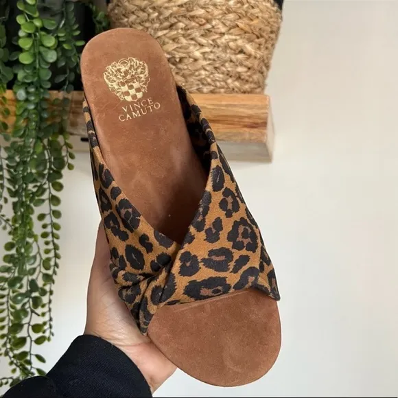 Vince Camuto Rareden Leopard Platform Sandals