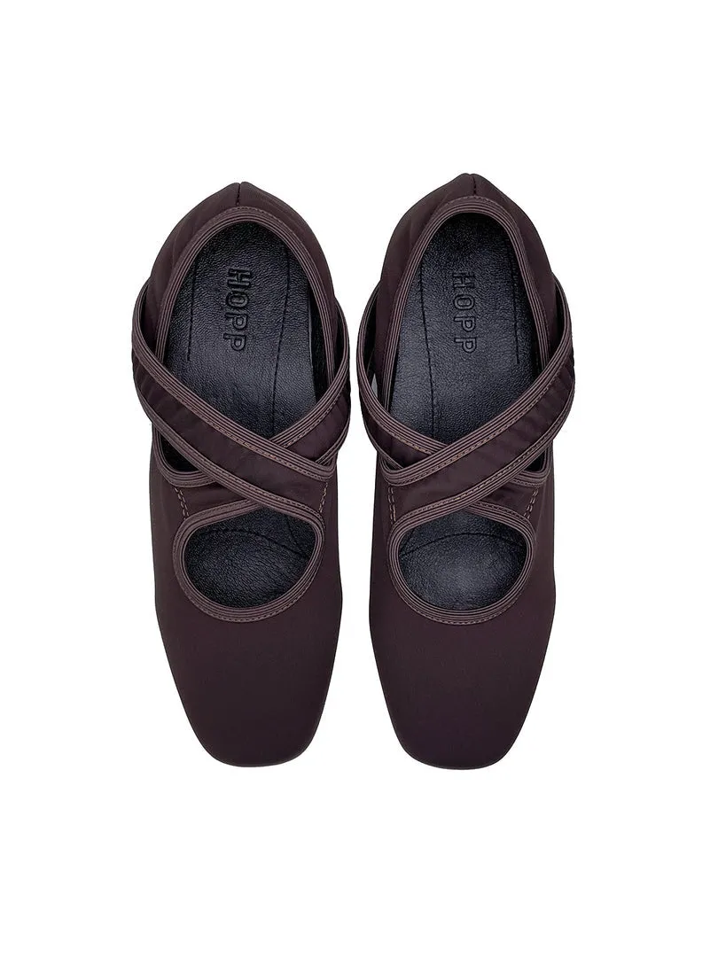 X Stretch Ballet Flat - Cacao
